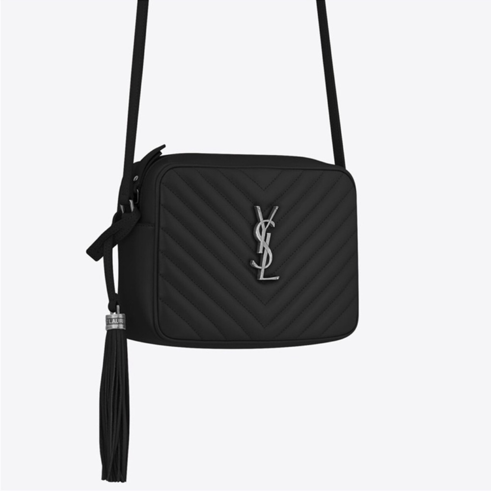 Yves Saint Laurent Black Quilted Crossbody Bag
